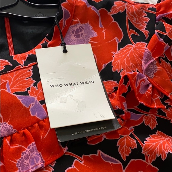 Who What Wear floral print dress - Picture 3 of 3